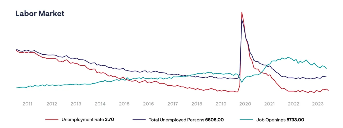 Labor market graph